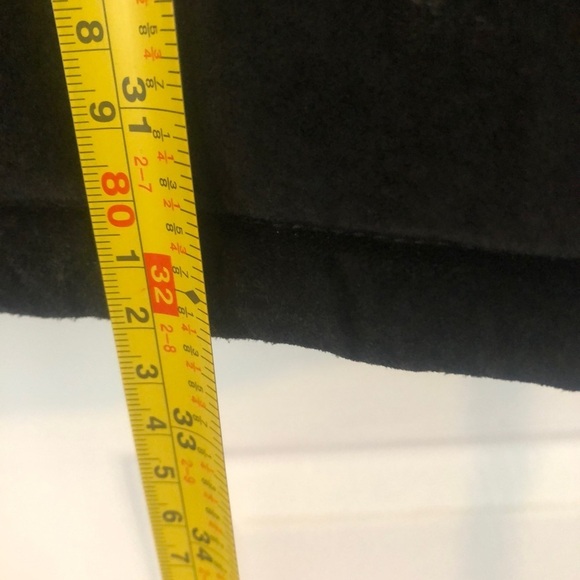 Jones New York Genuine Leather/Suede Faux Fur Barn Coat medium - Picture 9 of 14